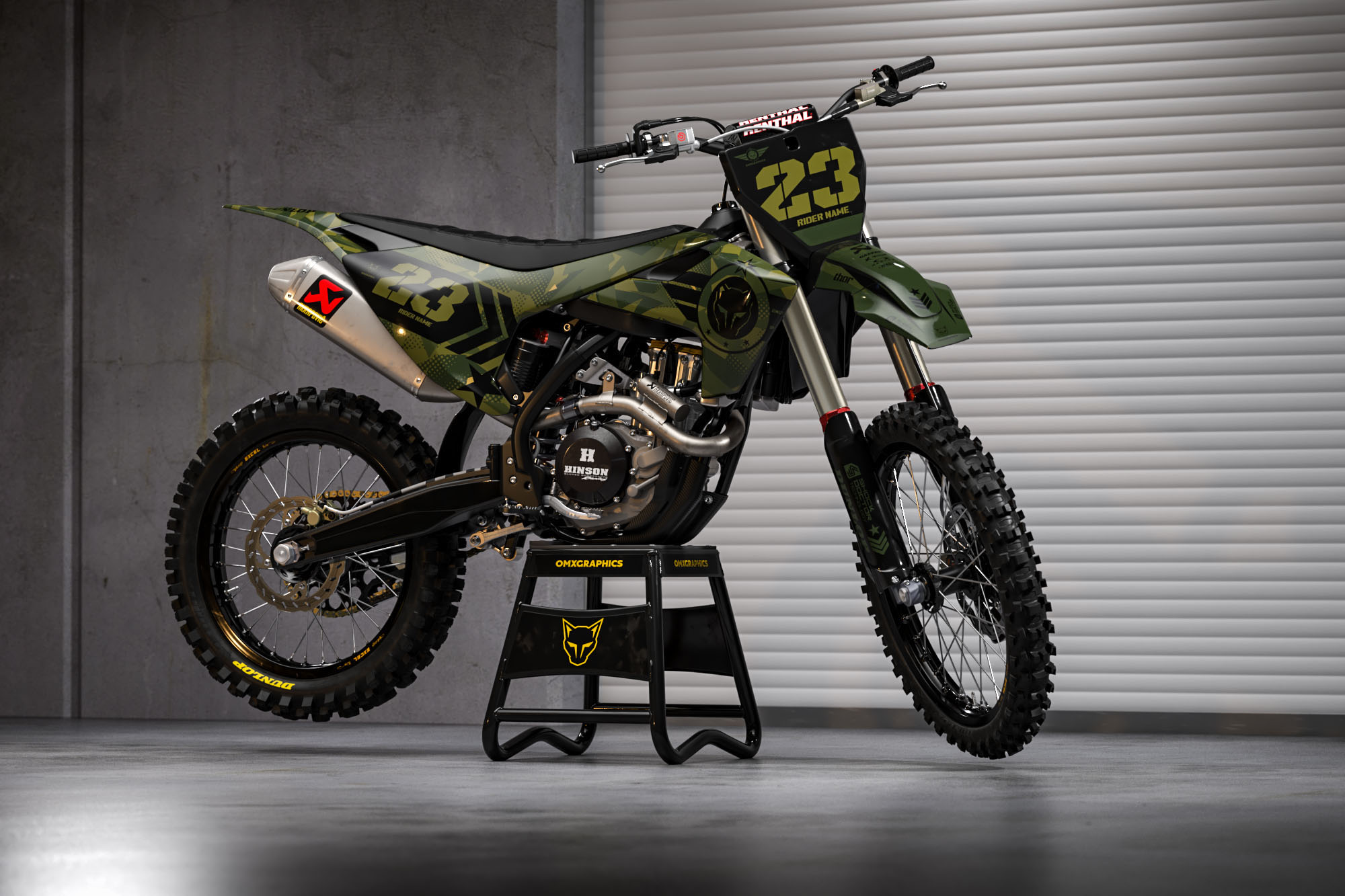 Custom Motocross BMX Jersey - CAMO Green – OMXGraphics