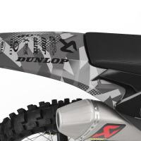 Husqvarna Motocross Graphics Kit Army Grey Tail