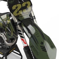 KTM Motocross Graphics Kit ARMY Camo Front