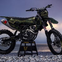 KTM Motocross Graphics Kit ARMY Camo Promo