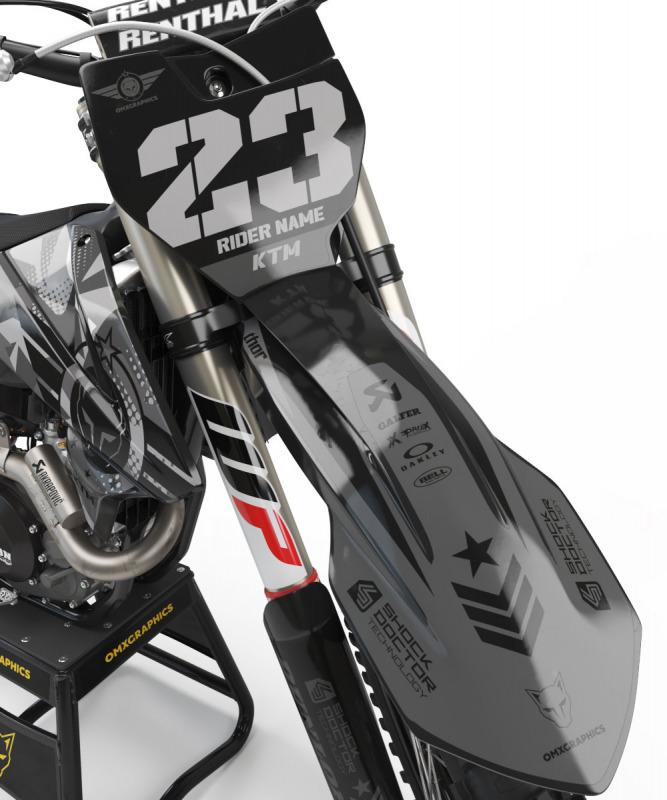 KTM ARMY Graphics Kit Grey – OMXGraphics
