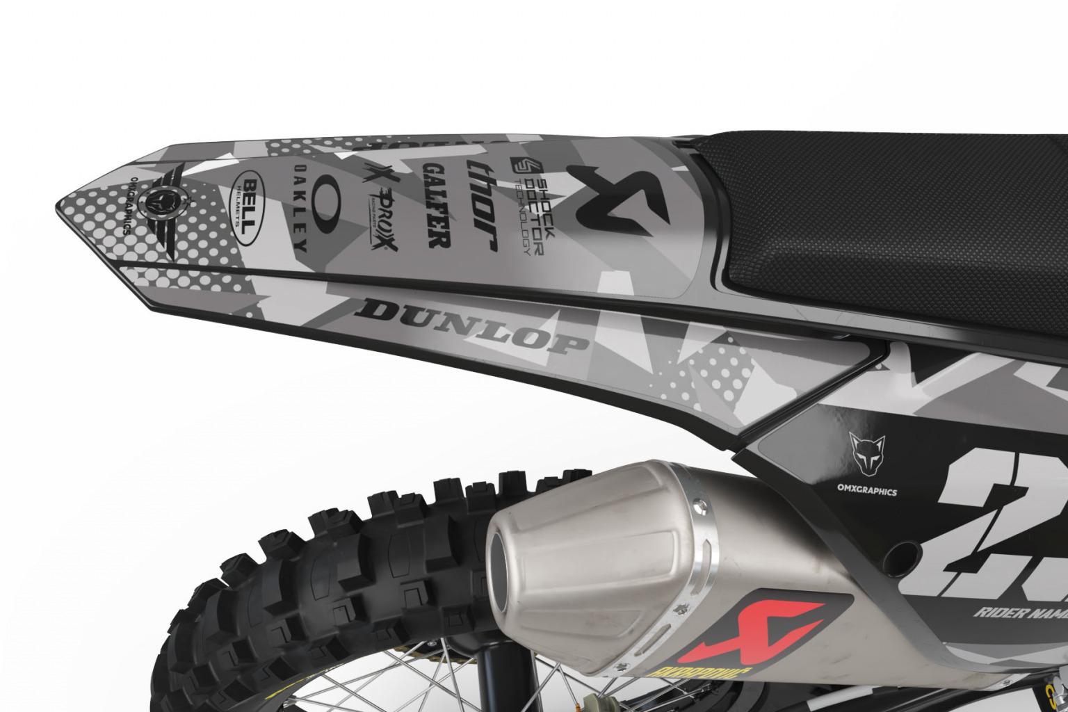 KTM ARMY Graphics Kit Grey – OMXGraphics