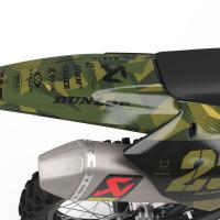 Kawasaki Motocross Graphics Kit ARMY Camo Tail