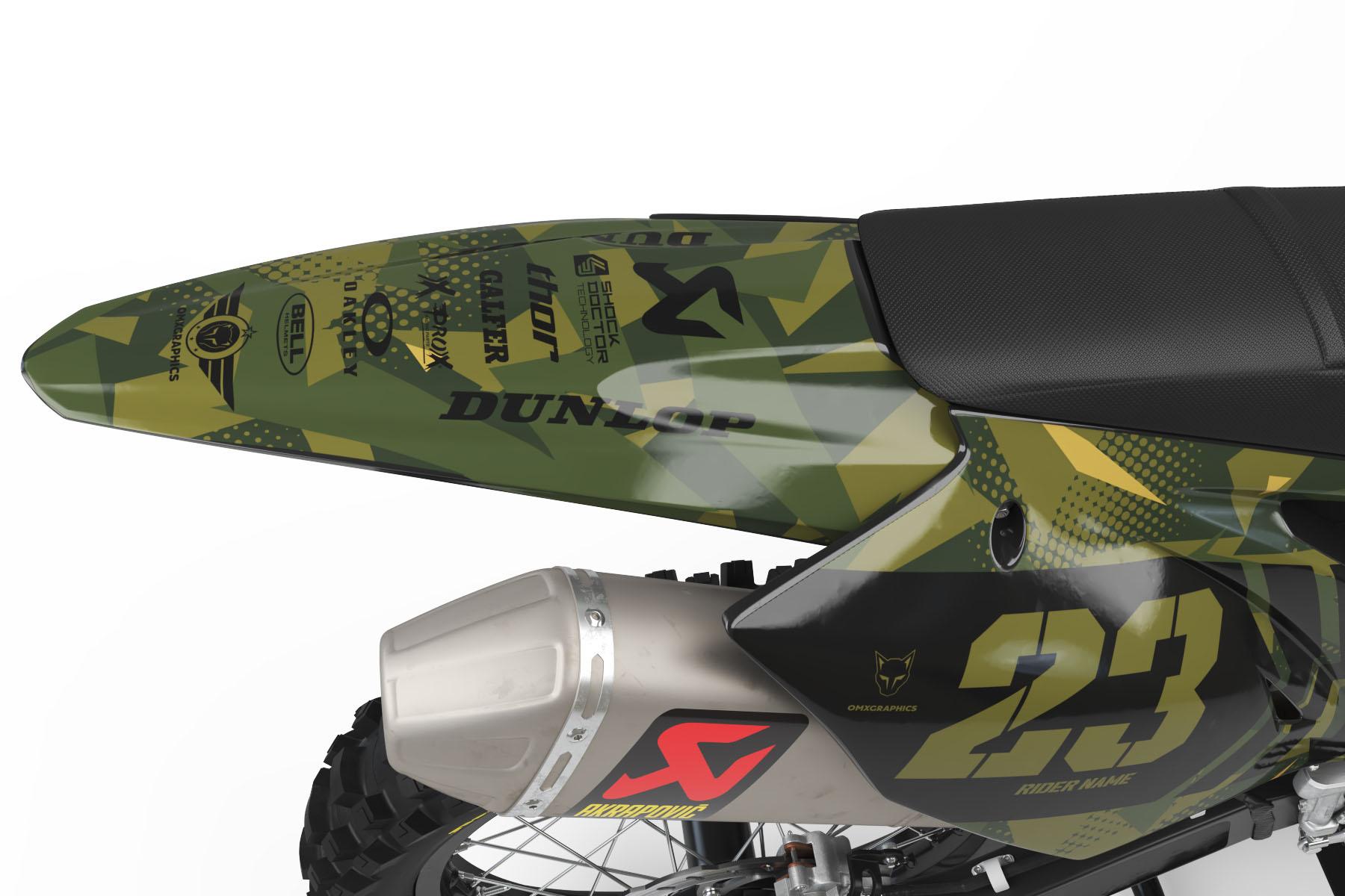 Kawasaki ARMY Graphics Kit Camo – OMXGraphics