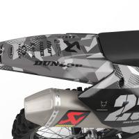 Kawasaki Motocross Graphics Kit Grey Tail