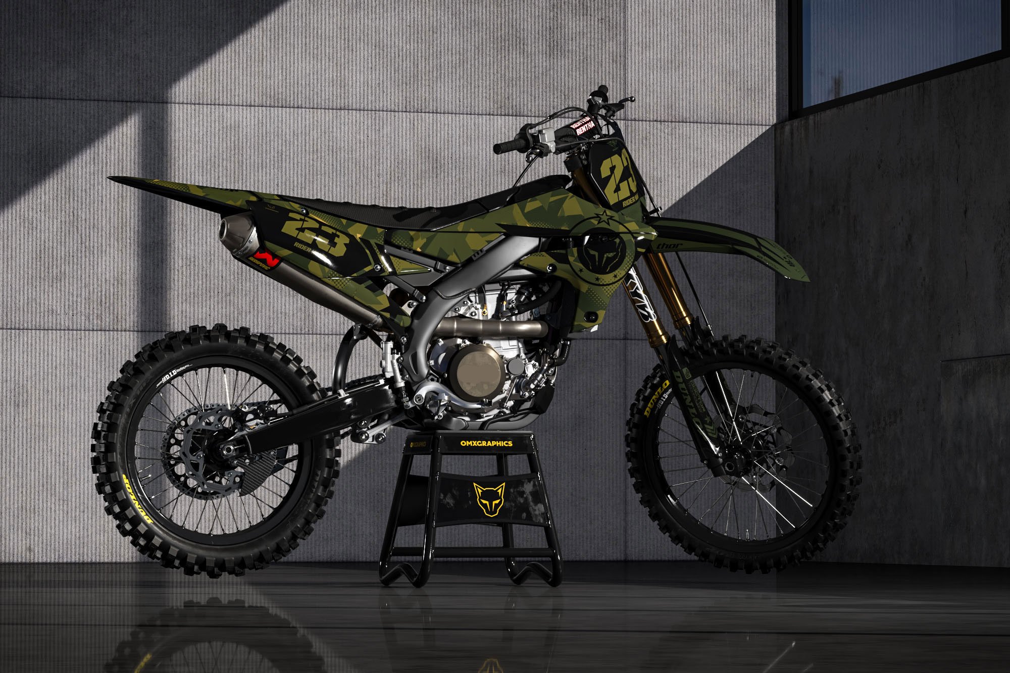 Honda CAMO Graphics Kit Teal – OMXGraphics