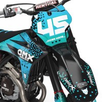 Best Graphics For GasGas EX250 F 'PIXEL' Front