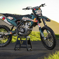 KTM Mx Graphics Kit Tropical Vibes Promo