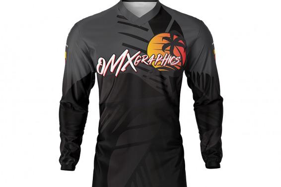 Mx Jersey Tropical Grey Front