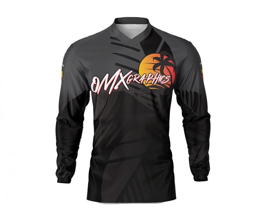 Mx Jersey Tropical Grey Front