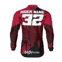 Mx Jersey Tropical Red Back