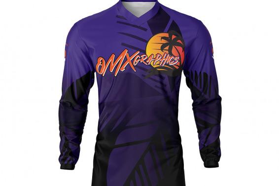 Mx Jersey Tropical Violet Front