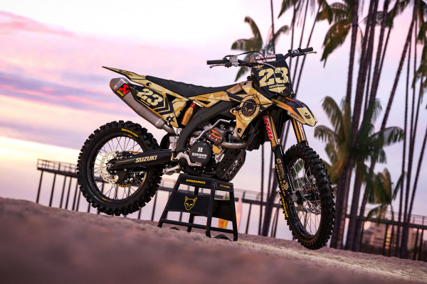 Suzuki Mx Graphics Kit Army Sand Promo