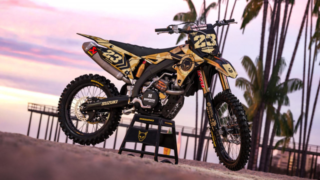 Suzuki Mx Graphics Kit Army Sand Promo