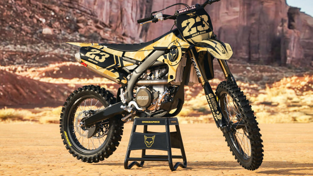 Yamaha Mx Graphics Kit Army Sand Promo