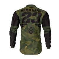 Army Green Mx Jresey Bck