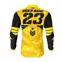 Army Yellow Mx Jresey Back
