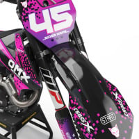 Graphics For KTM Pixel Pink Front