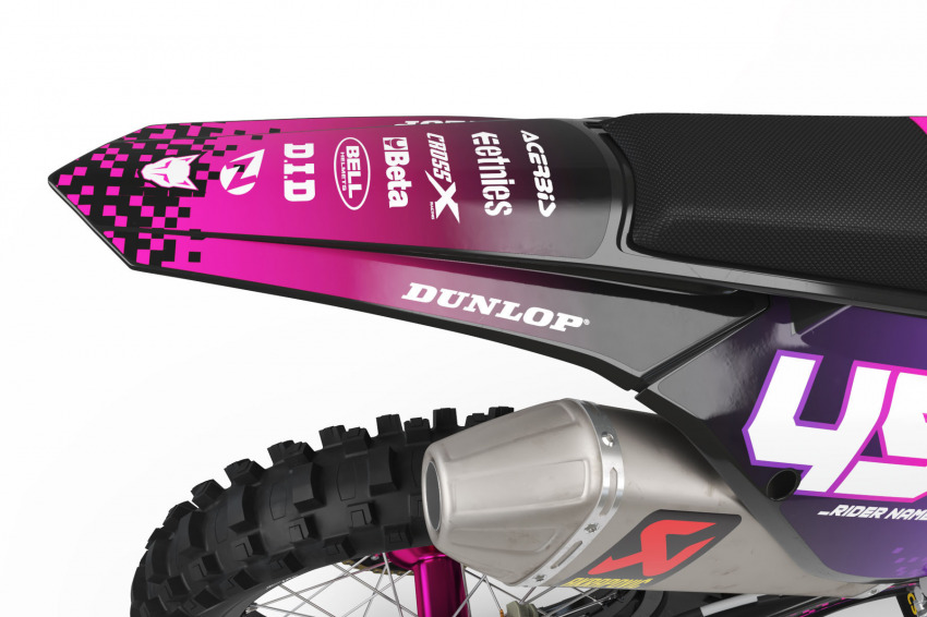 Graphics For KTM Pixel Pink Tail