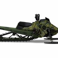 Sled Graphics Kit Army Green