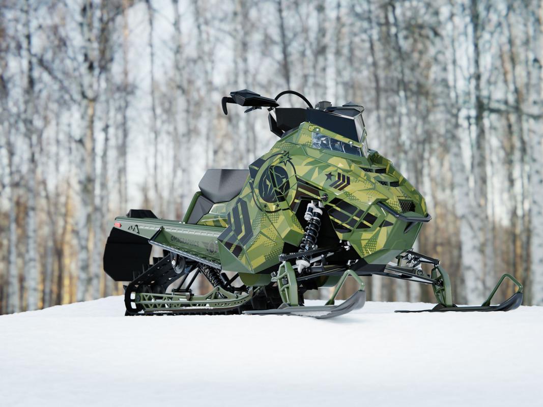 Sled Graphics 'Army' Green – OMXGraphics