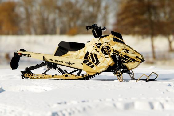 Sled Graphics Kit Army Sand Promo