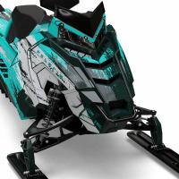 Sled Graphics Kit Hangout Teal Front