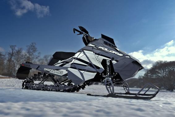 Snowmobile Graphics Kit Glacier Promo
