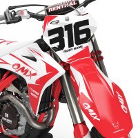 Mx Graphics For GasGas Creed Front