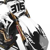 Mx Graphics For Honda Creed White Front