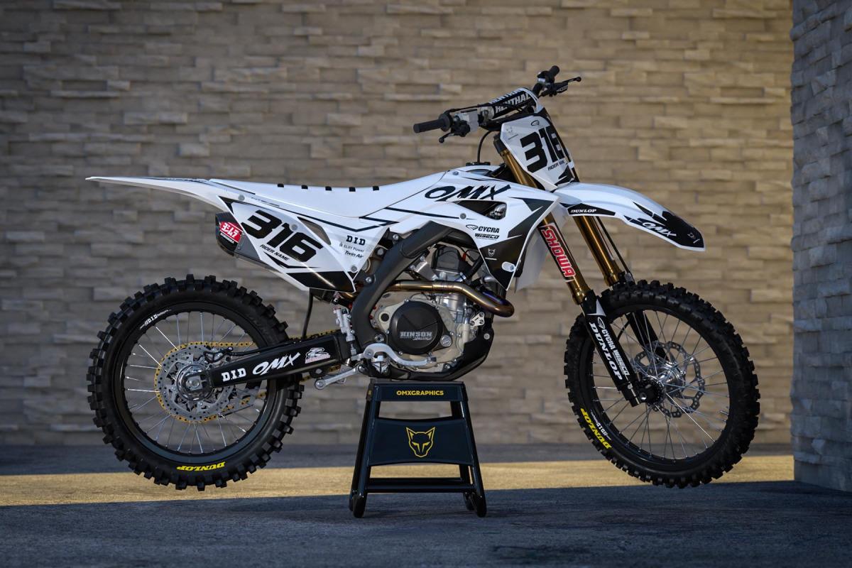 White with Black accents Honda stickers set - Promo