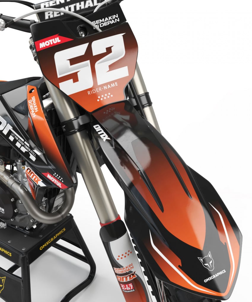 Mx Graphics For KTM Ominous Front