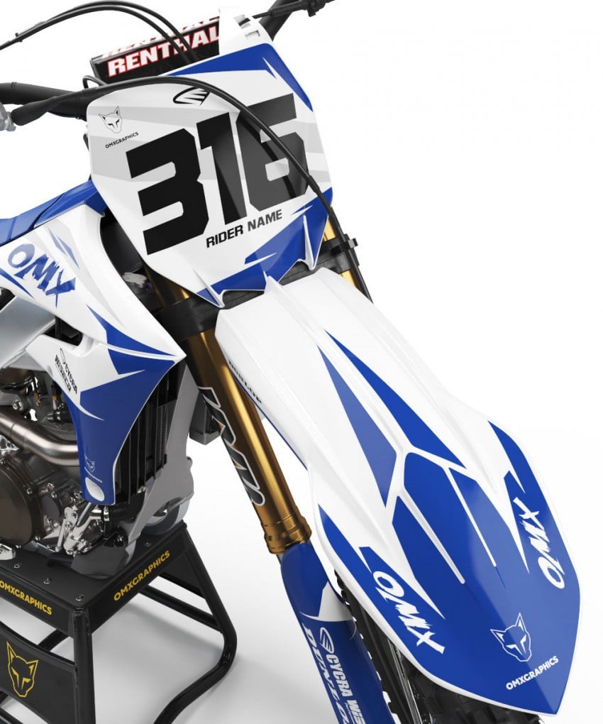 Premium Quality Graphics for Yamaha YZF250 X Front