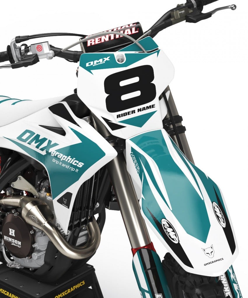 Graphics For GasGas Torch Teal Promo Front