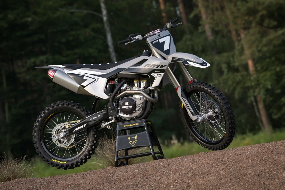 Graphics Kit For Husqvarna Katana Grey