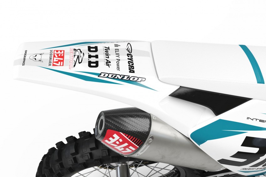 Mx Graphics For Husqvarna Creed Teal Tail