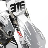 Mx Graphics For KTM Creed Grey Front