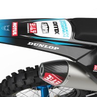 Mx Graphics For KTM Ominous Blue Tail
