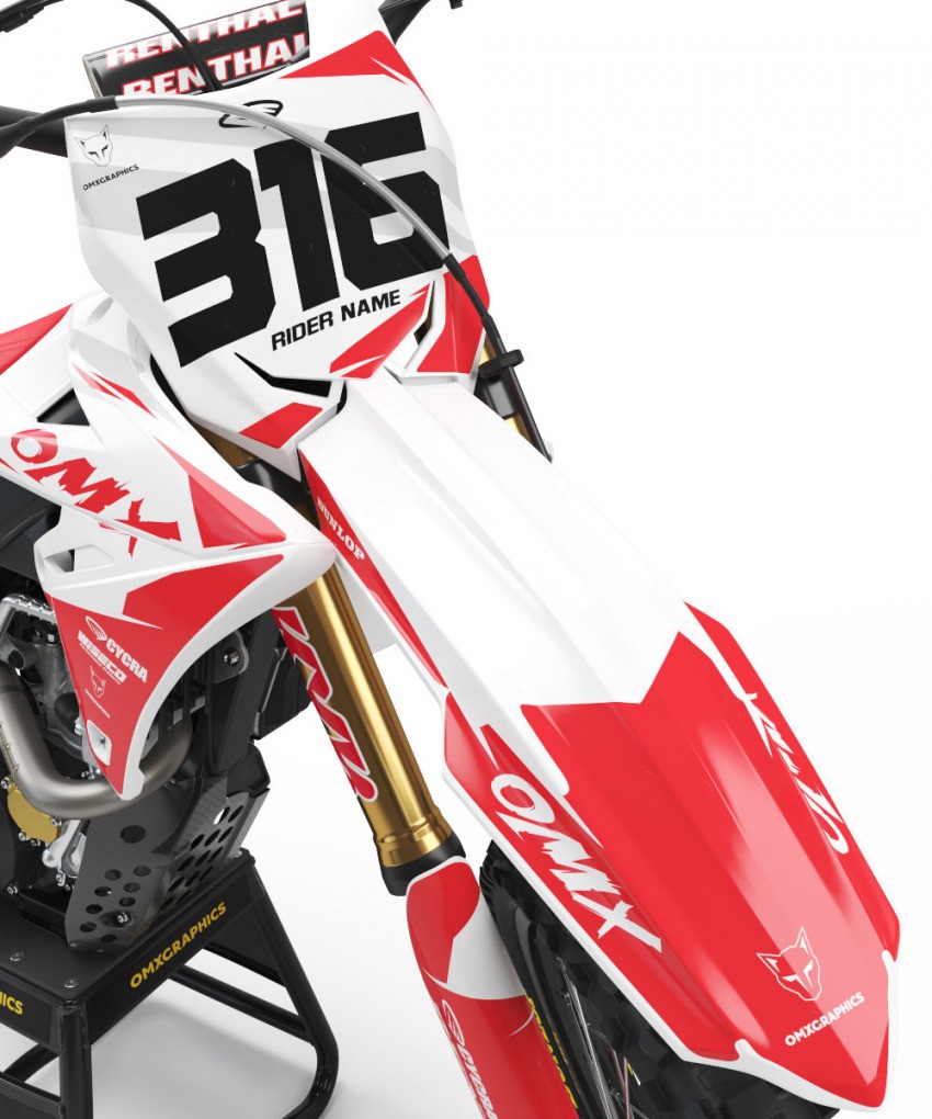 Graphics For Suzuki Creed Red Front