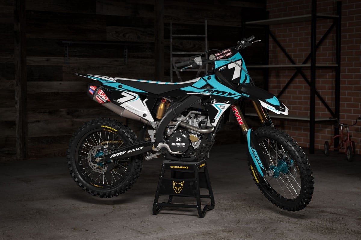 Graphics Kit For Suzuki Katana Blue Promo