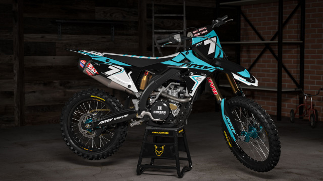 Graphics Kit For Suzuki Katana Blue Promo