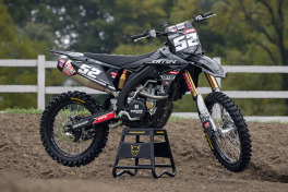 Graphics Kit For Suzuki Ominous Black Promo