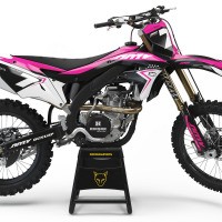 Mx Graphics Kit For Kawasaki Pink
