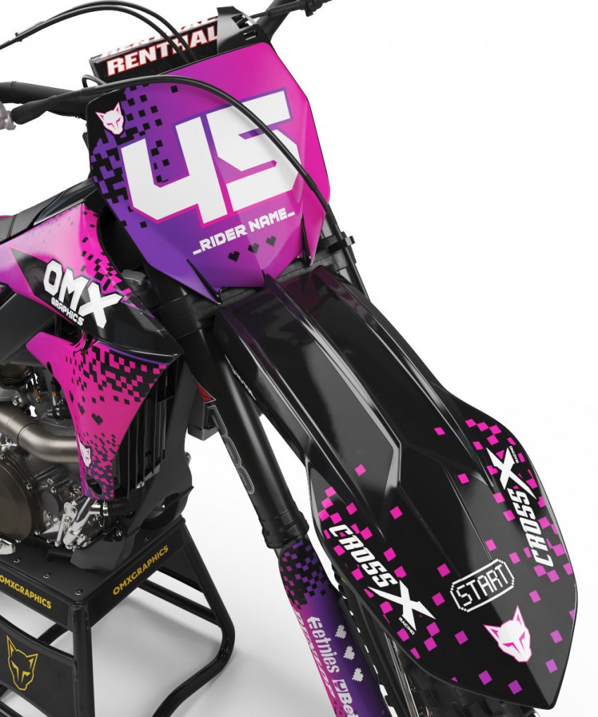 Top-notch Graphics Kit for Yamaha YZ450F Front