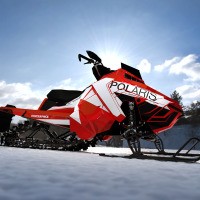 Snowmobile Graphics Kit Shade Red Camo Promo
