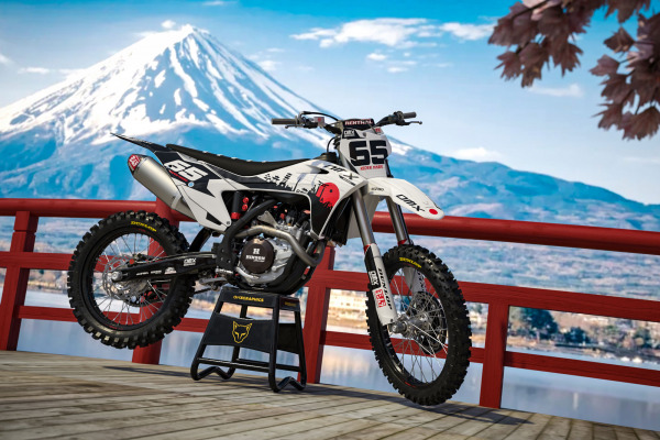 GasGas Mx Graphics Kit Japan White Promo