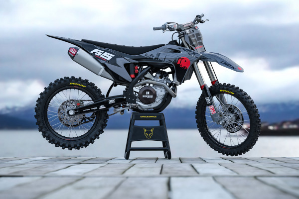 Motocross Graphics For GasGas Japan Grey Promo