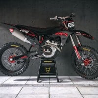 Motocross Graphics GasGas Carbon Red Promo