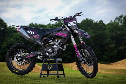 Husqvarna CARBON Graphics Kit Pink – OMXGraphics