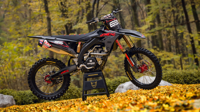 Motocross Graphics Suzuki Carbon Red Promo